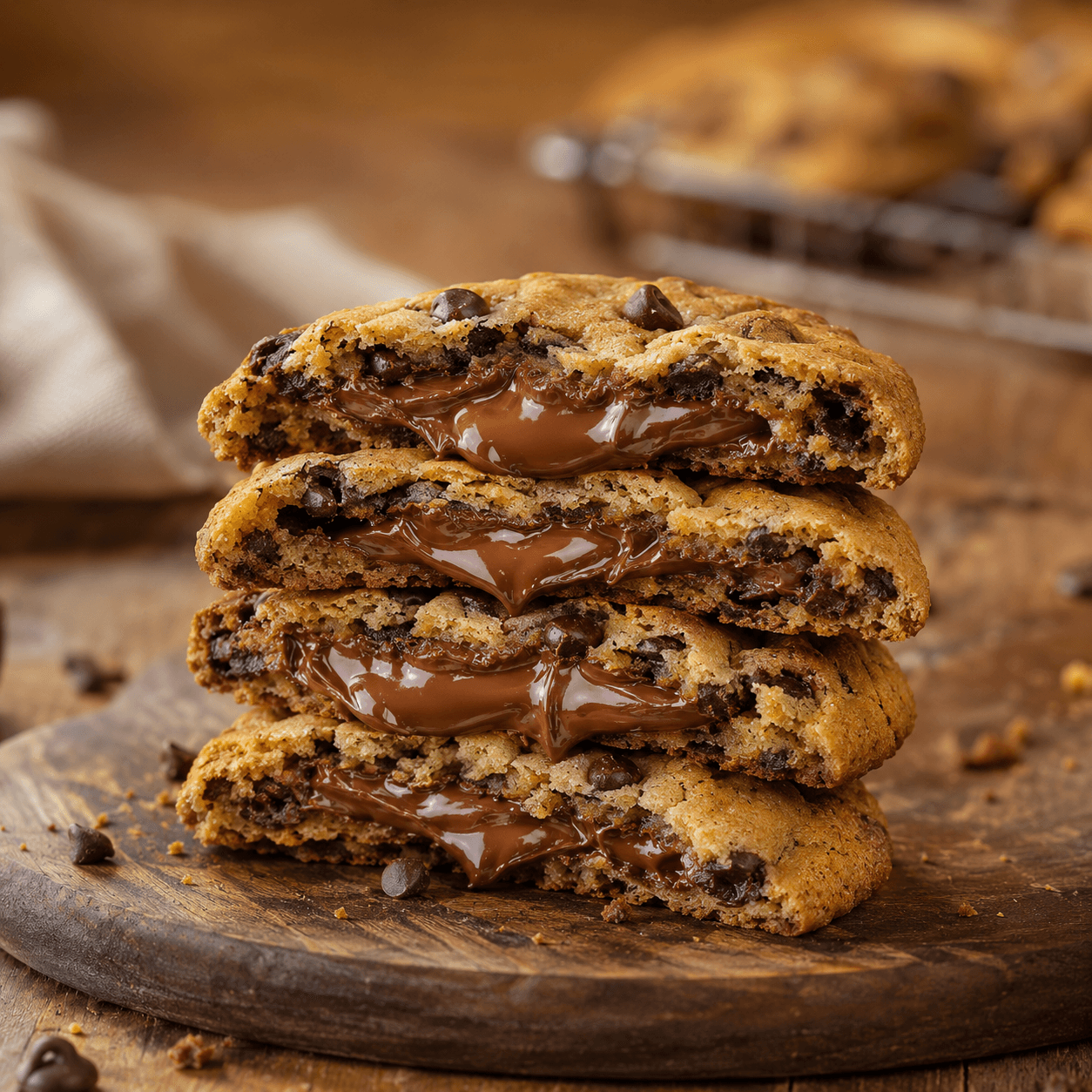 Classic Cookie Filled with Nutella